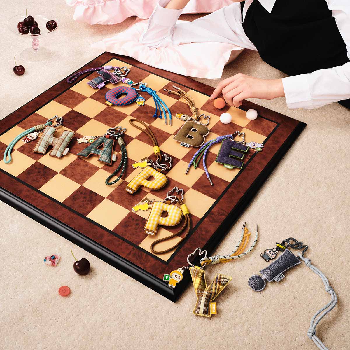 02 モンスターピンfor loveシリーズ- letter pendant blind box