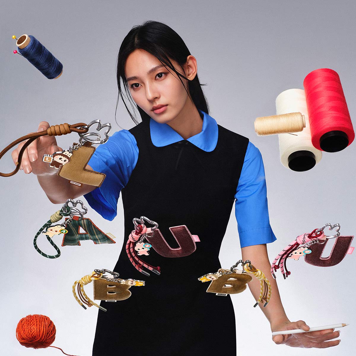 02 モンスターピンfor loveシリーズ- letter pendant blind box